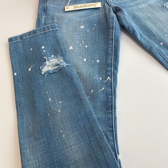 BLANK NYC Skinny Classique Splatter Jeans Womens Size 25 Distressed NWT - Picture 7 of 10